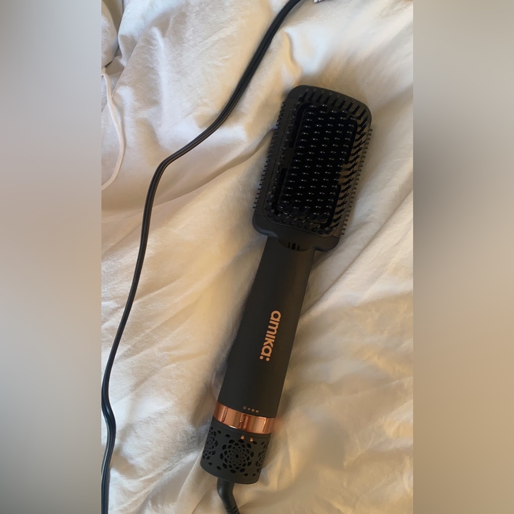 amika ‘Double Agent’ 2-1 Straightening Blow Dry Brush